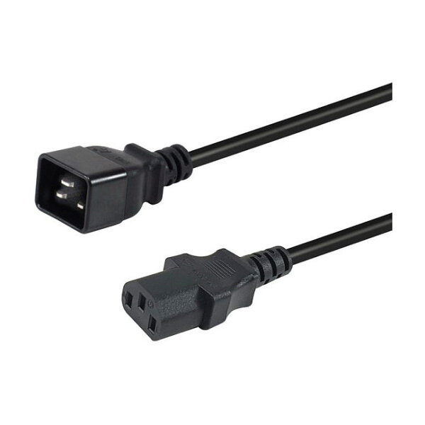Equip Netzkabel Anschl. C20 -> C13 1.80m schwarz