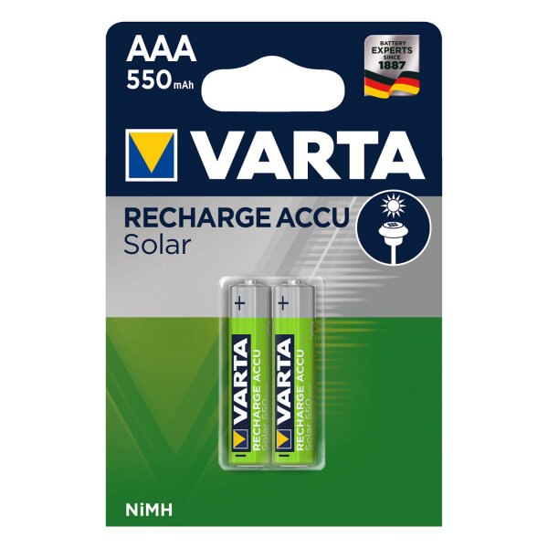 Akku AAA 1.2V (HR03) *Varta* Recharge Accu - 2er-Pack
