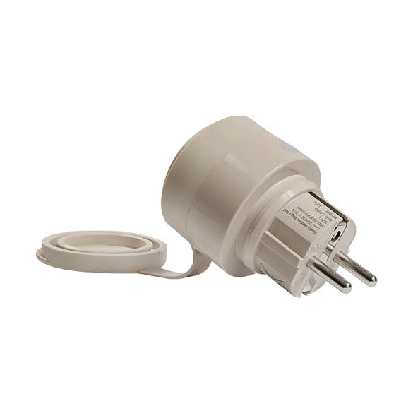 Shelly Plug & Play "Outdoor Plug S Gen3" Zwischenstecker für draußen 12A Messfunktion WLAN Matter BT