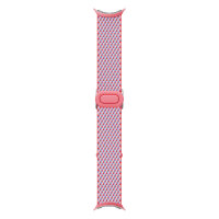 Google Pixel Watch 3 (41mm). Woven Band. Peony
