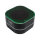 MANHATTAN Sound Science Metallic LED Bluetooth-Lautsprecher Bluetooth 5.0 Mikrofon Bedienelemente FM-Radio MicroSD-Slot schwarz