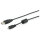 Equip Kabel USB-A 2.0 -> micro B St/St 1.80m Ferrit schwarz Polybeutel