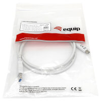Equip Kabel USB-A 3.2 -> C St/St 1.00m 3A/20V ws