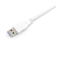 Equip Kabel USB-A 3.2 -> C St/St 1.00m 3A/20V ws