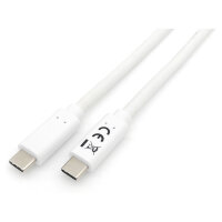 Equip Kabel USB-C 3.2 -> C St/St 2.00m 3A/20V ws