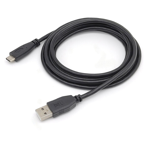 Equip Kabel USB-A 2.0 -> C St/St 2.00m 3A 480Mbps sw
