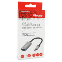 Equip Adapter USB-C -> DisplayPort 1.4 8K60Hz 0.15m gr