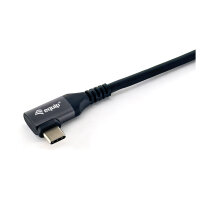 Equip Kabel USB-C 2.0 -> C wink. St/St 1.00m 5A 480Mbps sw