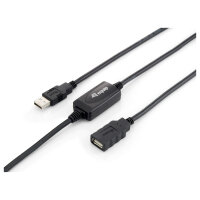 Equip Kabel USB-A 2.0 -> A Verl. St/Bu 10.00m 480Mbps...