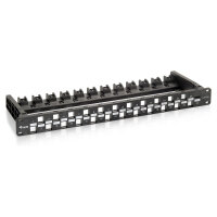 Equip Patchpanel 24x Cat6A 19" UTP 1HE Keystone...