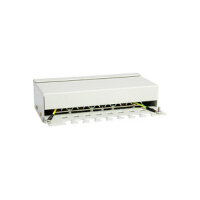 Equip Patchpanel 8x RJ45 Cat6 FTP Desktop ISO/IEC hellgrau
