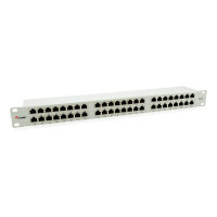 Equip Patchpanel 48x RJ45 Cat6 19" FTP 1HE ISO/IEC...