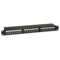 Equip Patchpanel 24x RJ45 Cat6 19" FTP 1HE ISO/IEC...