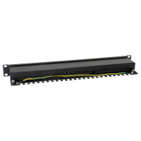Equip Patchpanel 24x RJ45 Cat6 19" FTP 1HE ISO/IEC...