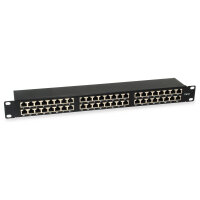 Equip Patchpanel 48x RJ45 Cat6 19" FTP 1HE ISO/IEC...