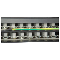 Equip Patchpanel 48x RJ45 Cat6 19" FTP 1HE ISO/IEC schwarz