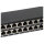 Equip Patchpanel 48x RJ45 Cat6 19" FTP 1HE ISO/IEC schwarz