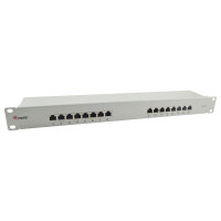 Equip Patchpanel 16x RJ45 Cat6 19" FTP 1HE ISO/IEC...