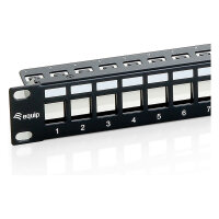 Equip Patchpanel 24x Cat6 19" FTP 1HE Keystone...