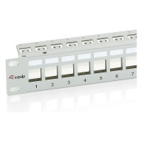Equip Patchpanel 24x Cat6 19" FTP 1HE Keystone...