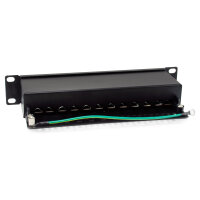 Equip Patchpanel 12x RJ45 Cat6A 10" FTP 1HE Premium...