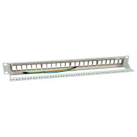 Equip Patchpanel 24x Cat6A 19" FTP 1HE Keystone Montage ws