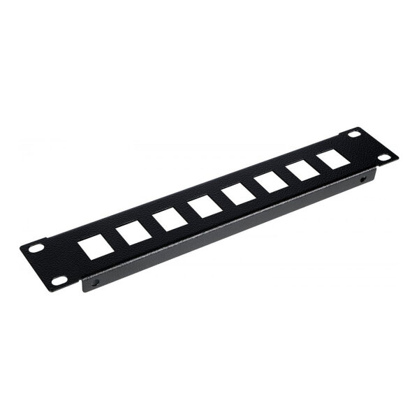 Equip Patchpanel 10" mit Keystone Montage 1U. schwarz