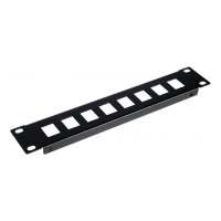 Equip Patchpanel 10" mit Keystone Montage 1U. schwarz