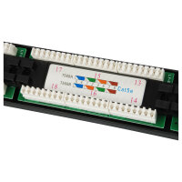 Equip Patchpanel 24x RJ45 Cat5e 19" UTP 1HE schwarz