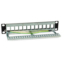 Equip Patchpanel 12x Cat6A 10" FTP 1HE Keystone...