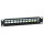 Equip Patchpanel 12x Cat6A 10" FTP 1HE Keystone Montage sw