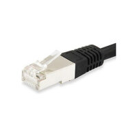 Equip Patchkabel Cat6A S/FTP 2xRJ45 1.00m sw Plat.LSZH Polybeutel