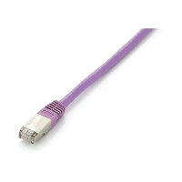 Equip Patchkabel Cat6A S/FTP 2xRJ45 5.00m lila Plat.LSZH Polybeutel