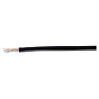 Equip Instal.Kab Cat6 U/UTP 305.00m schwarz Outdoor