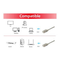 Equip Patchkabel Cat6A F/FTP 2xRJ45 0.25m beige Slim LSZH Polybeutel