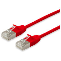 Equip Patchkabel Cat6A F/FTP 2xRJ45 20.00m rot Slim LSZH...