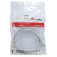 Equip Patchkabel Cat8.1 S/FTP 2xRJ45 0.50m grau LSZH Polybeutel