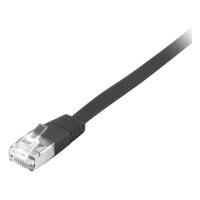 Equip Patchkabel Cat6A U/FTP 2xRJ45 0.50m sw Flach LSZH Polybeutel