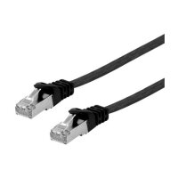 Equip Patchkabel Cat6A U/FTP 2xRJ45 1.00m sw Flach LSZH Polybeutel