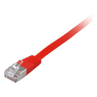 Equip Patchkabel Cat6A U/FTP 2xRJ45 5.00m rot Flach LSZH Polybeutel