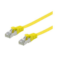 Equip Patchkabel Cat6A U/FTP 2xRJ45 5.00m gelb Flach LSZH Polybeutel