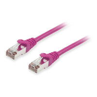 Equip Patchkabel Cat6A S/FTP 2xRJ45 7.50m lila LSZH Polybeutel