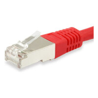 Equip Patchkabel Cat6A S/FTP 2xRJ45 2.00m rot Plat.LSZH Polybeutel