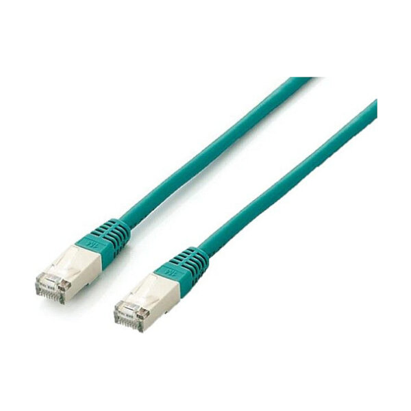 Equip Patchkabel Cat6A S/FTP 2xRJ45 20.00m grün Plat.LSZH Polybeutel