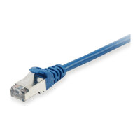 Equip Patchkabel Cat6A S/FTP 2xRJ45 0.25m blau LSZH Polybeutel