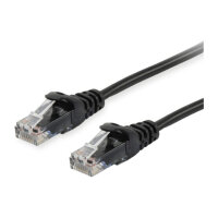 Equip Patchkabel Cat6A U/UTP 2xRJ45 0.15m schwarz LSZH Polybeutel