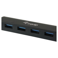 Equip USB-Hub 4-Port 3.0 ->4x3.0 5Gbps o.Netzteil sw