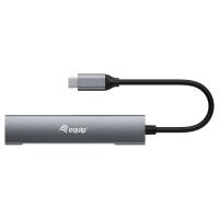 Equip USB-Hub 4-Port 3.2/C->4x3.0 5Gbps o.Netzteil gr