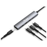 Equip USB-Hub 4-Port 3.2/C->4x3.0 5Gbps o.Netzteil gr
