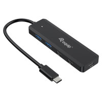 Equip USB-Hub 4-Port 3.2/C->2xUSB-C 2xUSB-A 5Gbps o.Netz.sw